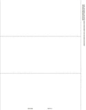 3 Per Page - Blank 1099-NEC Forms Pack of 25