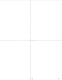 4 Per Page Blank W-2 Forms Pack of 25