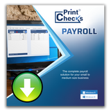 Print Checks Payroll Download (Includes 12 month subscription)