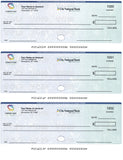 Pre-Printed Business Checks - 3 per Page - High Security