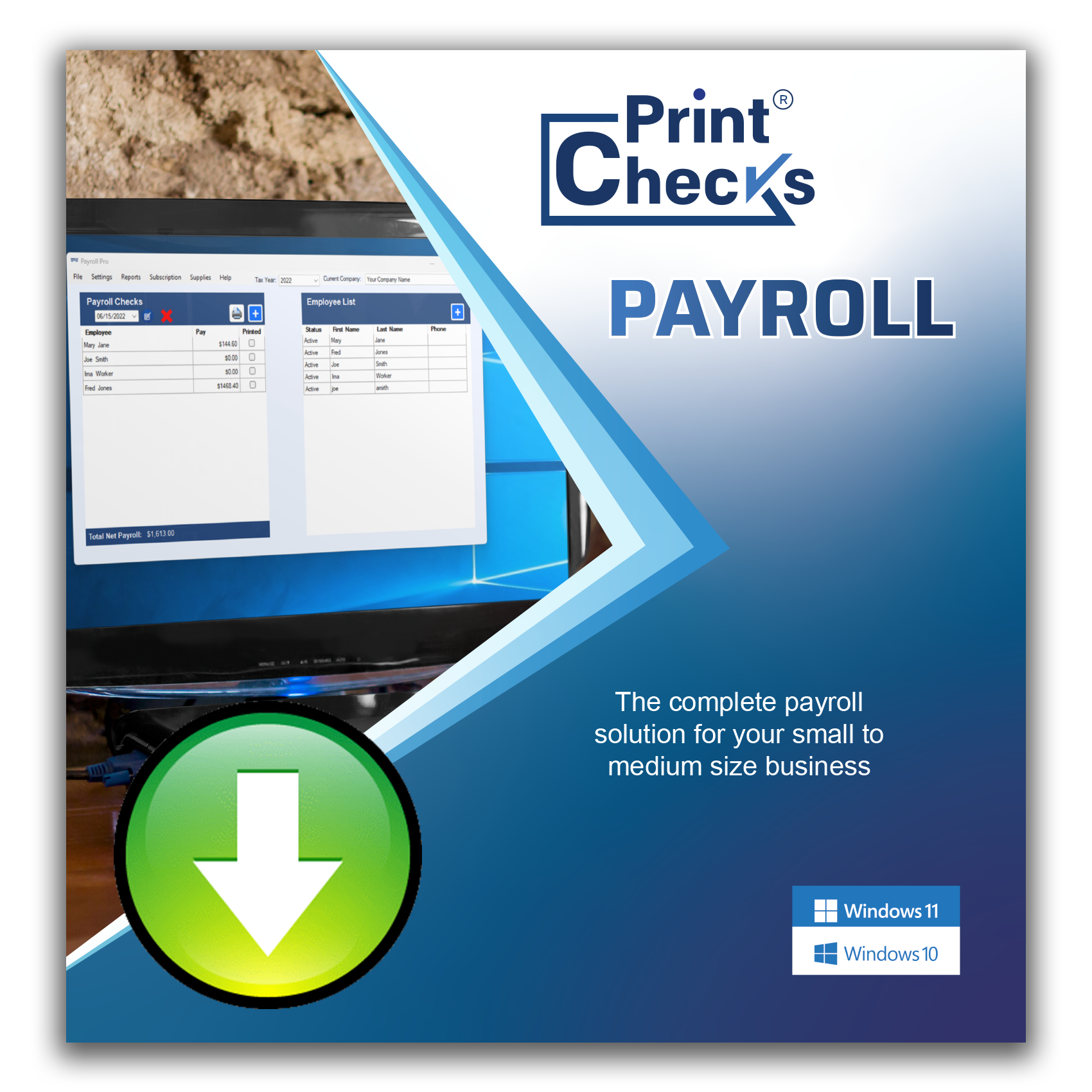 Express Checks Print Checks Payroll Download (Includes 12 month subscription ...