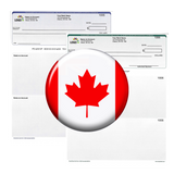 Pre-Printed Canadian Business Cheques - 1 on Top