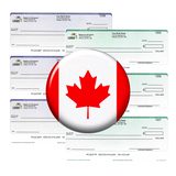 Pre-Printed Canadian Business Cheques- 3 Per Page