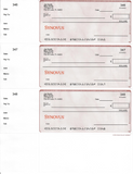Pre-Printed Personal Checks - Standard