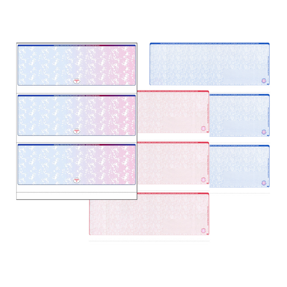 3Per Page Business Blank Check Stock High Security PrintChecks Pro