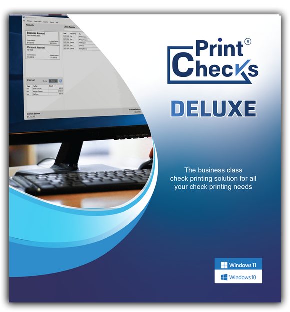 Print Checks DELUXE CD for Windows 10/11