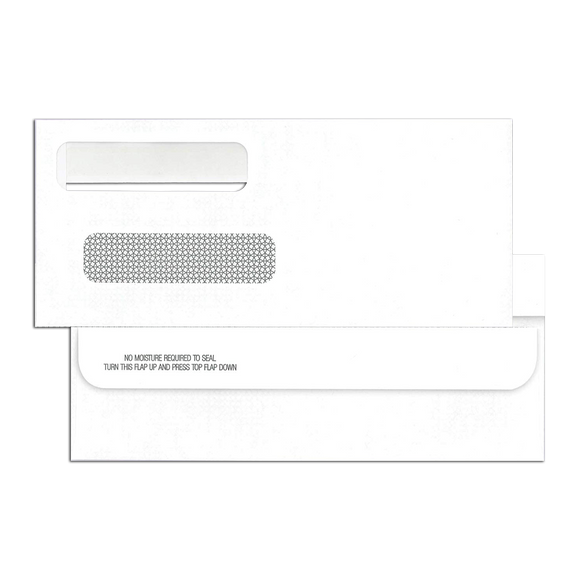Business Size 2-Window Security Envelopes for Checks