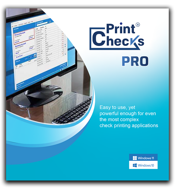 Print Checks Pro CD for Windows 10/11