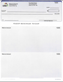 Pre-Printed Canadian Business Cheques - 1 on Top